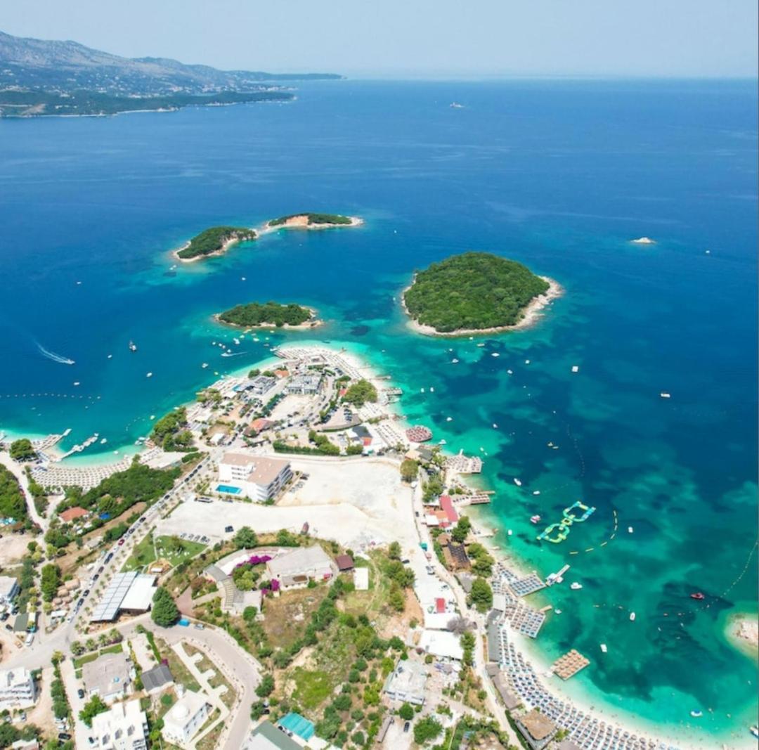 6 Milje Hotel Ksamil Esterno foto